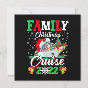 Glad Cruisemas Familjejulskryssning 2022 Roligt Inbjudningar