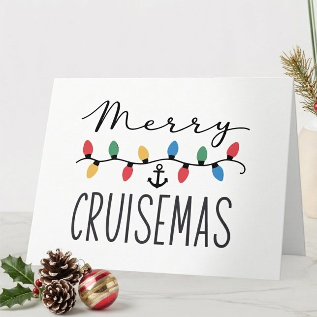 Glad Cruisemas julkryssningsljus Ankar Kort (Skapare uppladdad)
