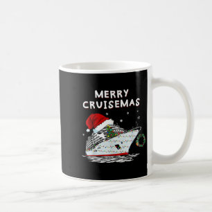 Glad Cruisemas Kryssningsfartyg Tomte Hatt Jul Ho Kaffemugg