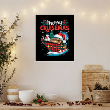Glad Cruisemas Rolig Familj Jul
