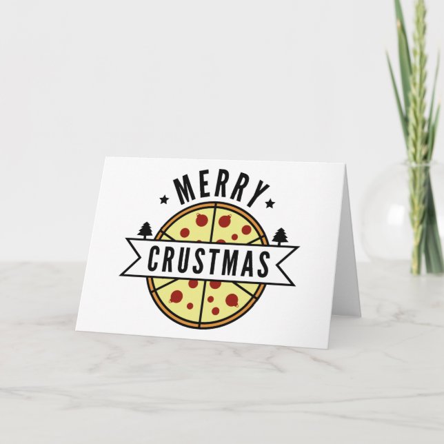 Glad Crustmas Helgkort (Framsida)