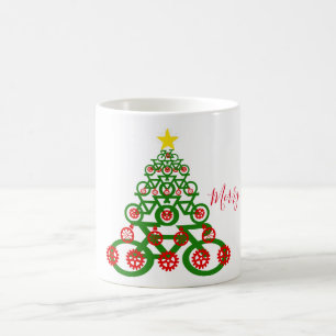 Glad cykla julgrancykel kaffemugg