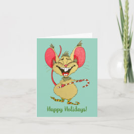 Glad dans för jul! helgkort