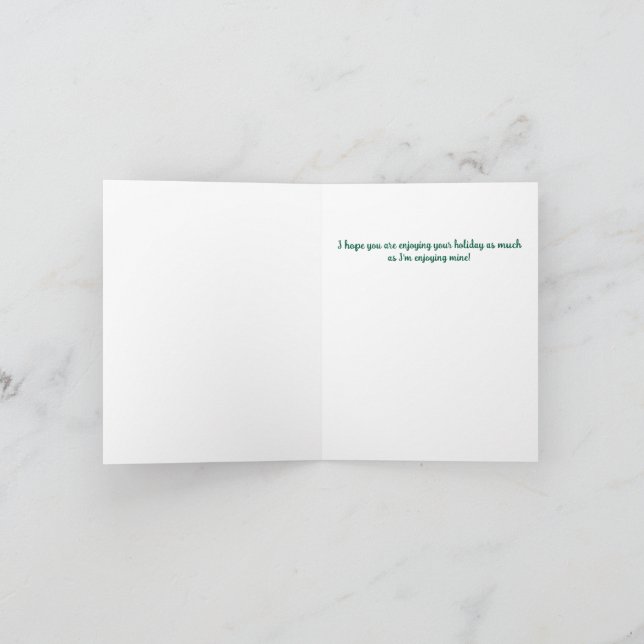 Glad dans för jul! helgkort (Inuti)