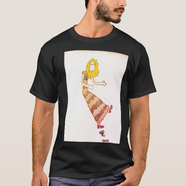 Glad dansare t-shirt (Framsida)