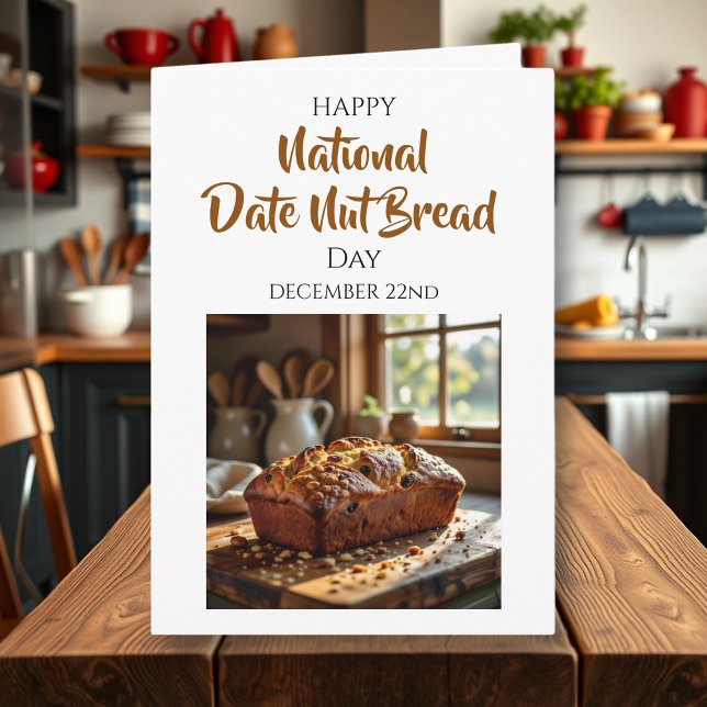 Glad datum nötbrödsdag | 22 december kort (Skapare uppladdad)