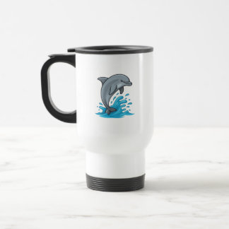 Glad Delfin Stänk - Mugg
