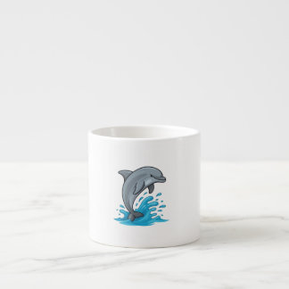 Glad Delfin Stänk - Specialmugg Espressomugg