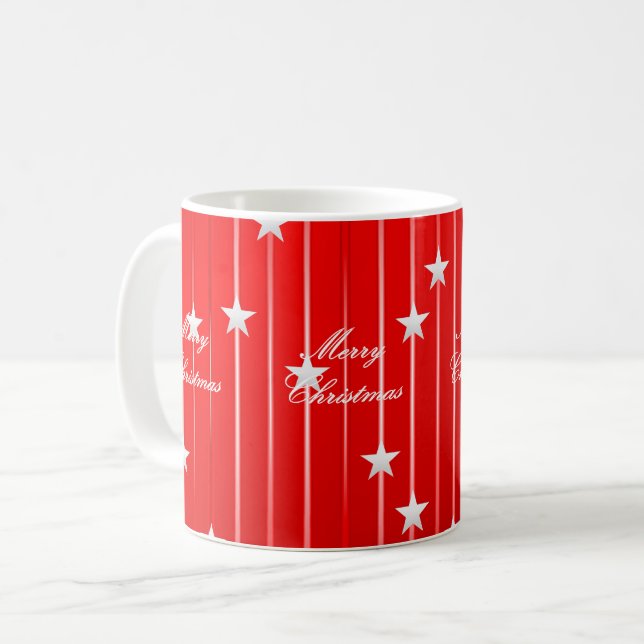 Gläd dig och lys starkt specialmugg kaffemugg (Framsida vänster)