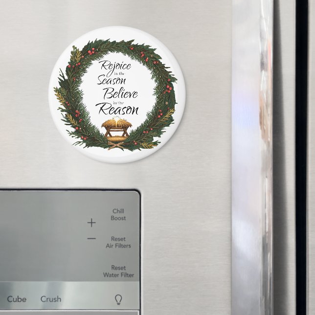 Gläd dig och tro på julen magnet (In Situ (Fridge))