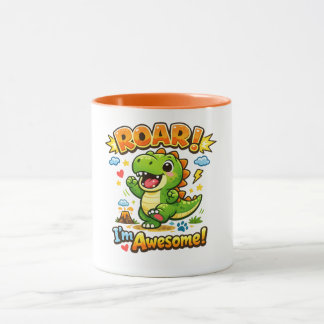 Glad dinosaur – barnmugg mugg