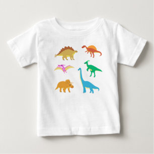 Glad dinosaur för småbarn t shirt