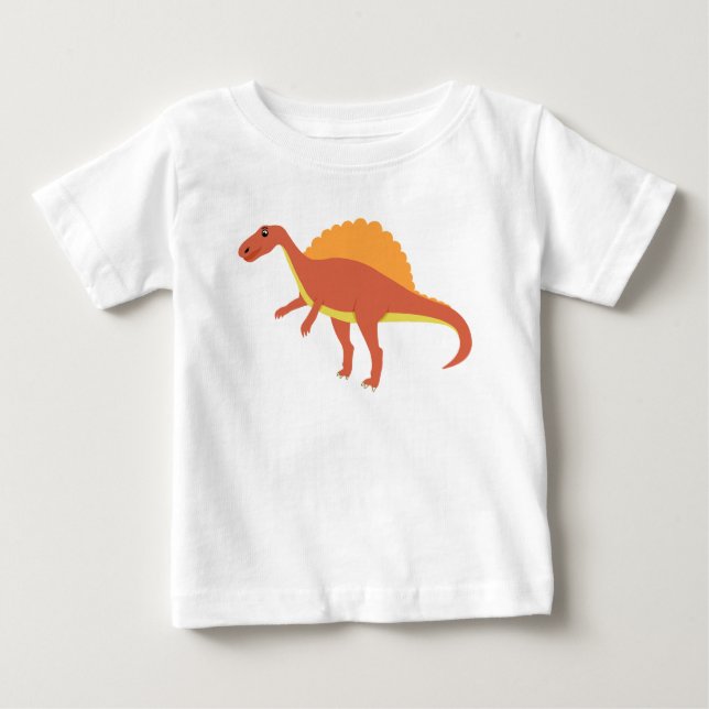 Glad dinosaur för småbarn t shirt (Framsida)