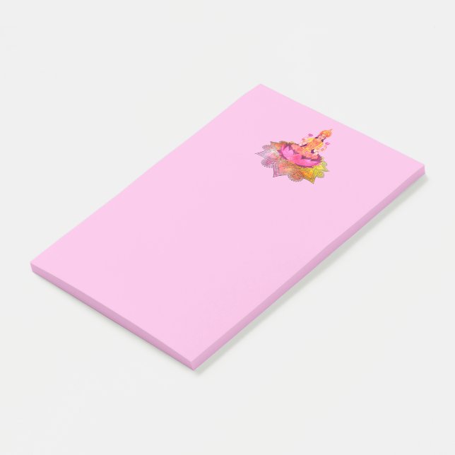 Glad Diwali - Deepalavi Lakshmi Gudinna 4 Post-it Block (Vinklad)