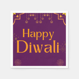 Glad Diwali-fest Pappersservett