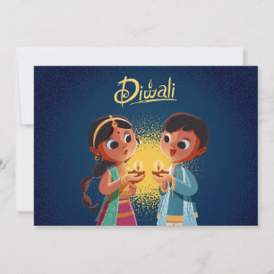 Glad Diwali semesterkort Julkort