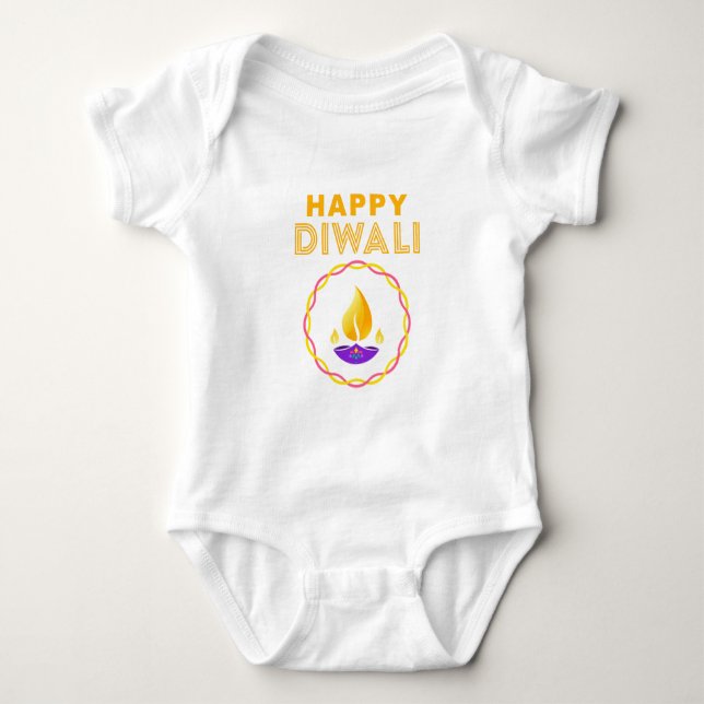 Glad Diwali T Shirt (Framsida)
