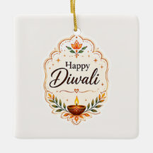 Glad Diwali Traditionell Diya