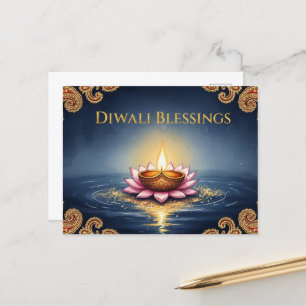 Glad Diwali Vykort
