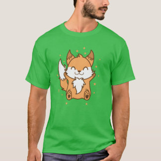 Glad djur zoo djur natur miljö retro t shirt