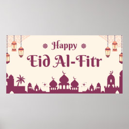 Glad Eid Mubarak Eid-fest bakgrundsaffisch Poster
