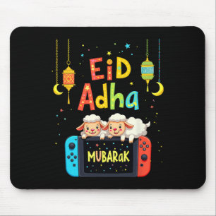 Glad Eid Mubarak Gaming För Muslimska Spelande Bar Musmatta