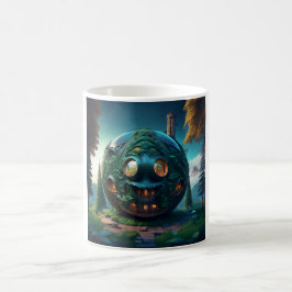 Glad Emoji-hus Kaffemugg