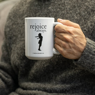 Gläd Er Eder Alltid – Inspirerande Trögift Kaffemugg