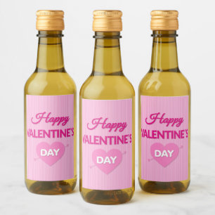 Glad etikettuppsättning för Alla hjärtans dag M Vinetikett