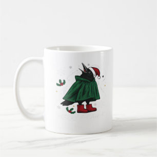 Glad F Caw F Rolig Grafisk Stil Kaffemugg