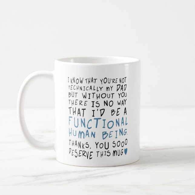 Glad faders dag-citat kaffemugg (Vänster)
