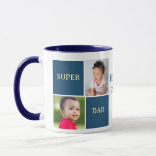 Glad fadersdag Anpassad foto Mugg
