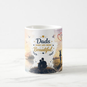 Glad fadersdag Anpassad kaffemugg