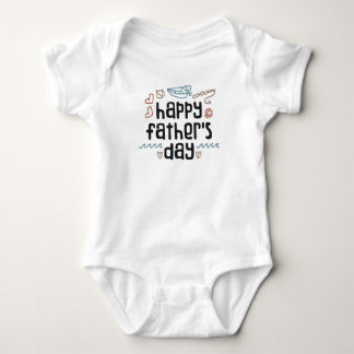 Glad fadersdag Baby Body T Shirt