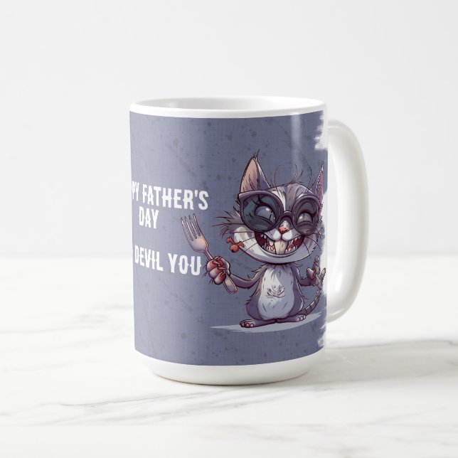 Glad fadersdag du djävul du kaffemugg (Framsida höger)