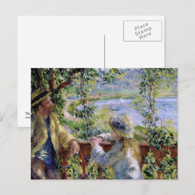 Glad fadersdag. Finkonst  Vykort (Fram/baksida)