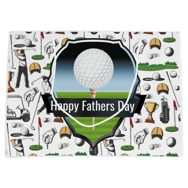 Glad fadersdag golfare (Framsidan)