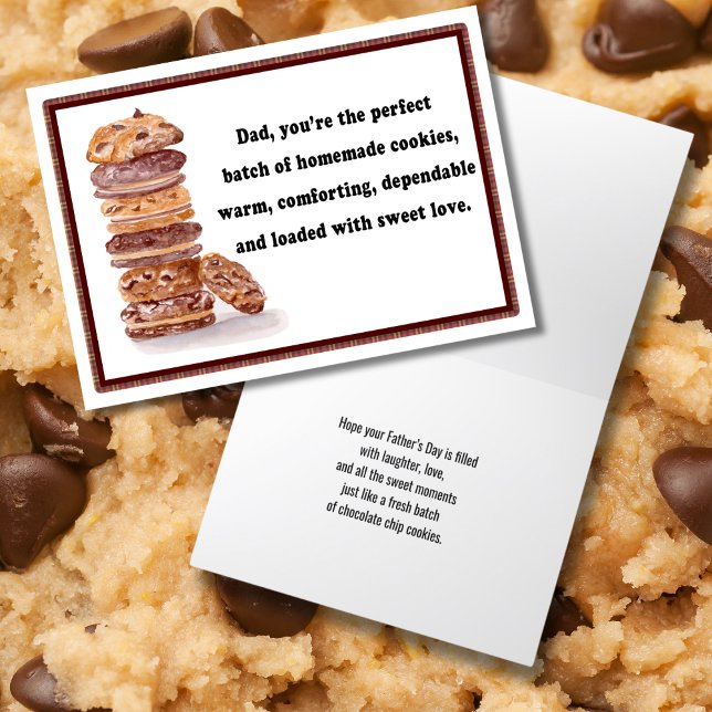 Glad fadersdag hög med chokladkakao helgkort (Skapare uppladdad)
