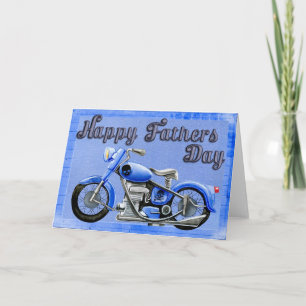 Glad fadersdag Motorcykel Kort