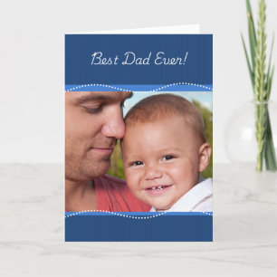 Glad fadersdag pappa Foto ram bästa pappa någonsin Helgkort