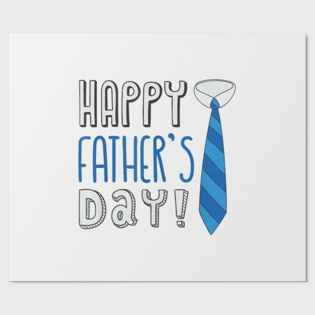 Glad fadersdag presentpapper (Platt)