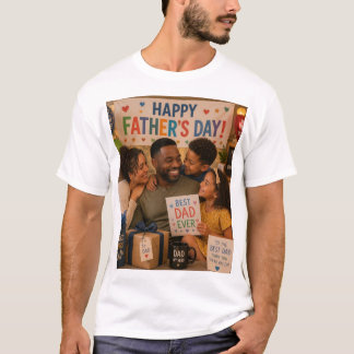 Glad fadersdag t shirt