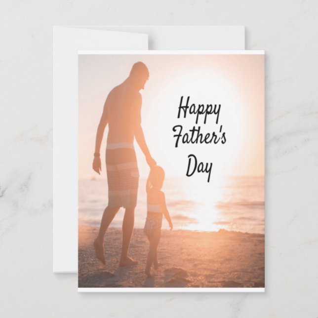 Glad fadersdag Tack Pappa Från Stolt Son Kort (Framsida)