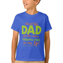Glad fadersdag Tack Pappa T-shirt 