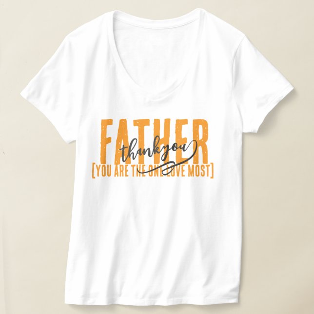Glad fadersdag Vintage brev och farfar  T Shirt (Laydown)