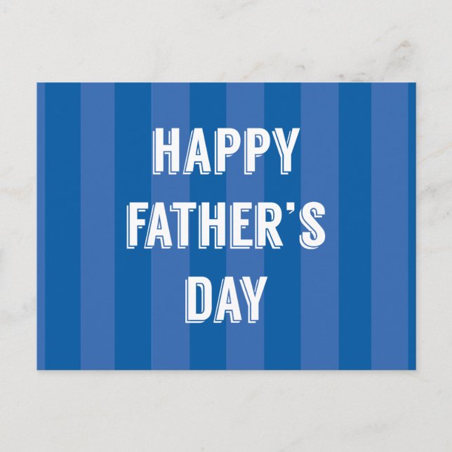 Glad fadersdag vykort (Framsida)