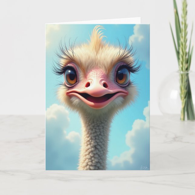 Glad Fågel Fars Dag-kort Kort (Framsida)