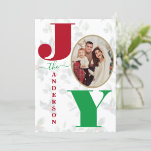 Glad färgglad glädje manus jul helgkort julkort