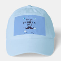 Glad fars dag – Design med mustasch och hjärta
