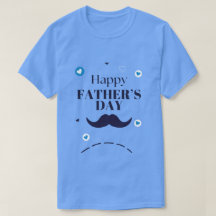 Glad fars dag – Design med mustasch och hjärtan